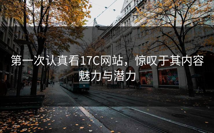 第一次认真看17C网站，惊叹于其内容魅力与潜力