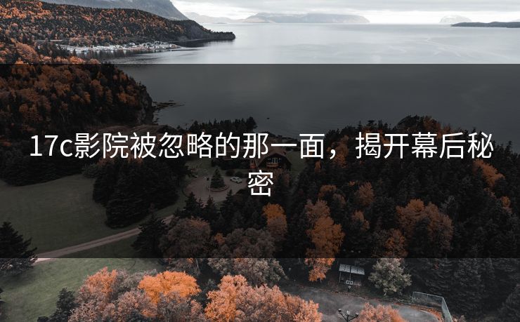 17c影院被忽略的那一面，揭开幕后秘密